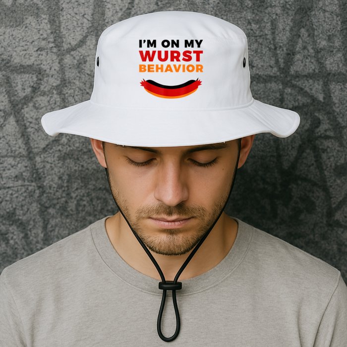I'm On My Wurst Behavior Funny German Oktoberfest Bucket Hat