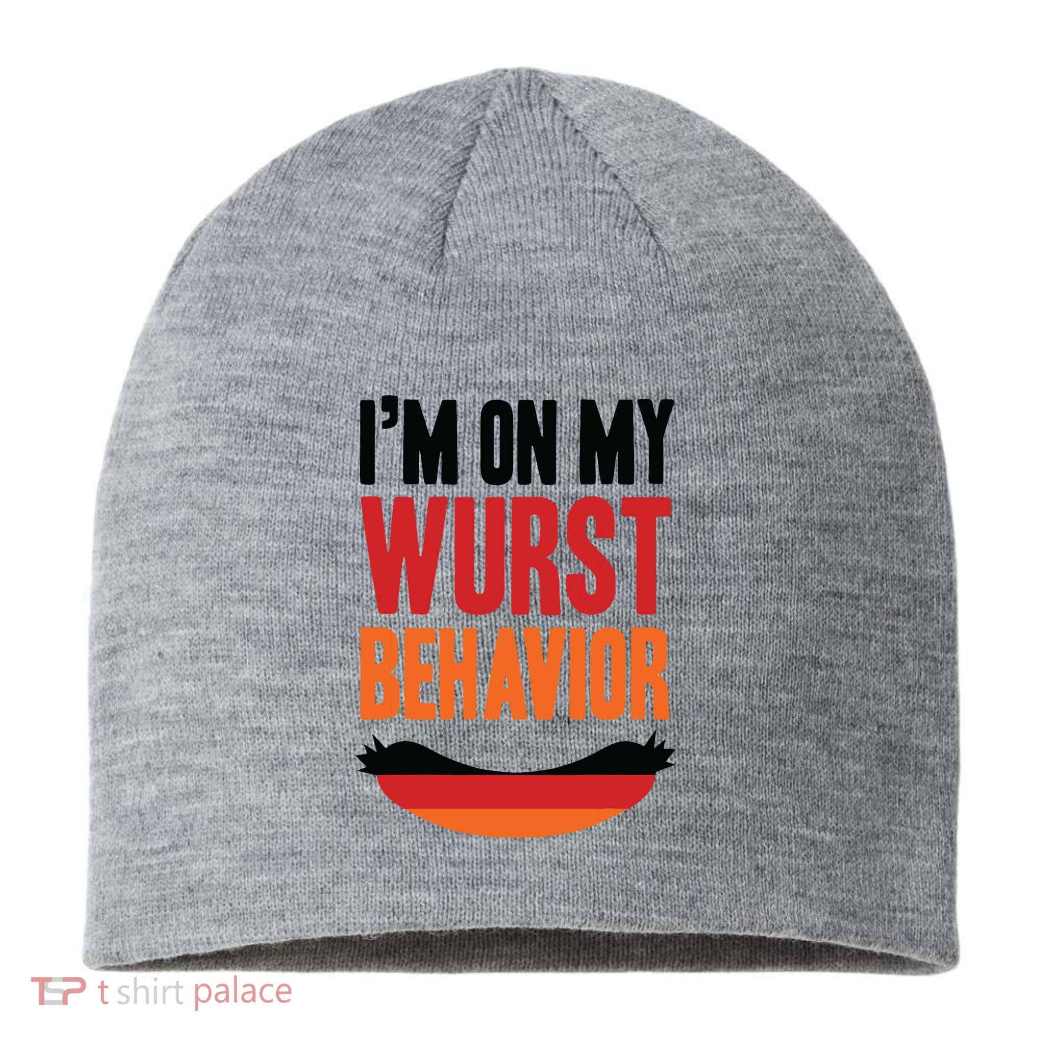 Im On My Wurst Behavior Sustainable Beanie