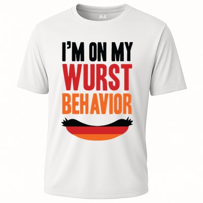 Im On My Wurst Behavior Performance Shirt