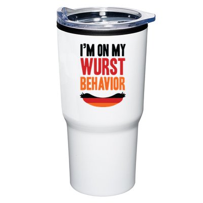 Im On My Wurst Behavior Tumbler