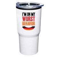 Im On My Wurst Behavior Tumbler