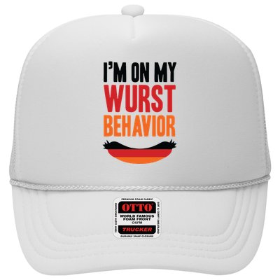Im On My Wurst Behavior Trucker Hat