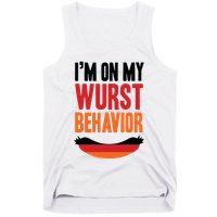 Im On My Wurst Behavior Tank Top