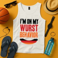 Im On My Wurst Behavior Tank Top