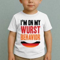Im On My Wurst Behavior Toddler T-Shirt