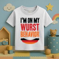 Im On My Wurst Behavior Toddler T-Shirt
