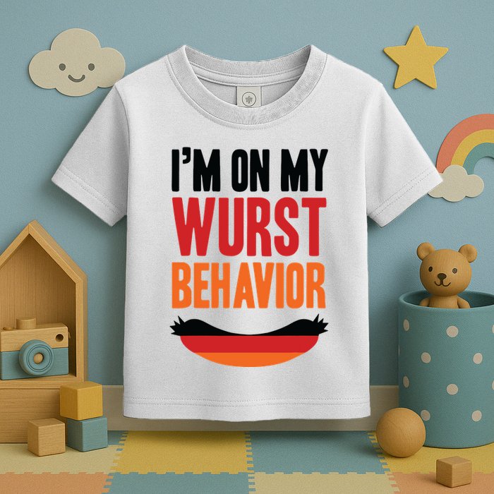 Im On My Wurst Behavior Toddler T-Shirt