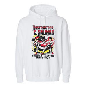 Instructor Of MurdockS Taekwondo School Garment-Dyed Fleece Hoodie