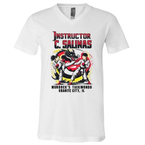 Instructor Of MurdockS Taekwondo School V-Neck T-Shirt