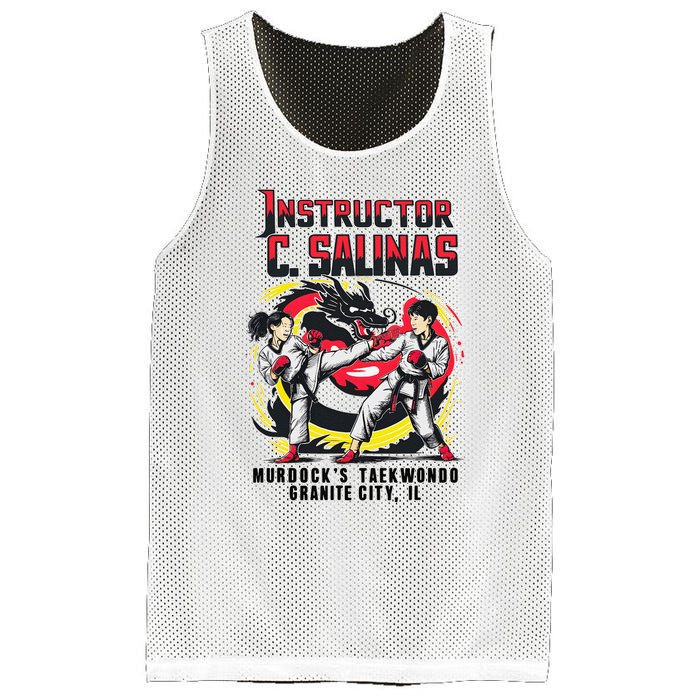 Instructor Of MurdockS Taekwondo School Mesh Reversible Basketball Jersey Tank