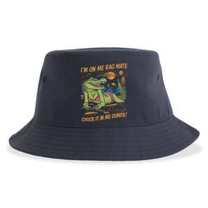 IM On Me Rag Mate Chuck It In Me Dumpa Funny Australia Crocodile Sustainable Bucket Hat