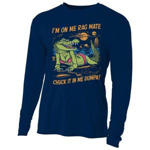 IM On Me Rag Mate Chuck It In Me Dumpa Funny Australia Crocodile Cooling Performance Long Sleeve Crew