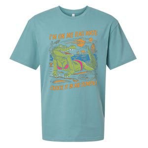 IM On Me Rag Mate Chuck It In Me Dumpa Funny Australia Crocodile Sueded Cloud Jersey T-Shirt