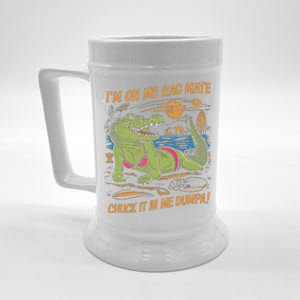 IM On Me Rag Mate Chuck It In Me Dumpa Funny Australia Crocodile Beer Stein