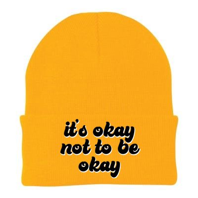 It's Okay Not To Be Okay Knit Cap Winter Beanie