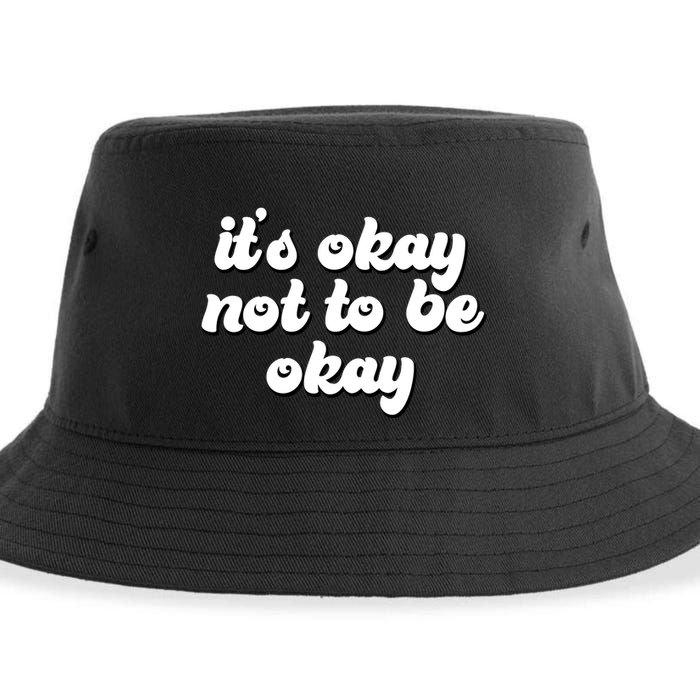 It's Okay Not To Be Okay Sustainable Bucket Hat