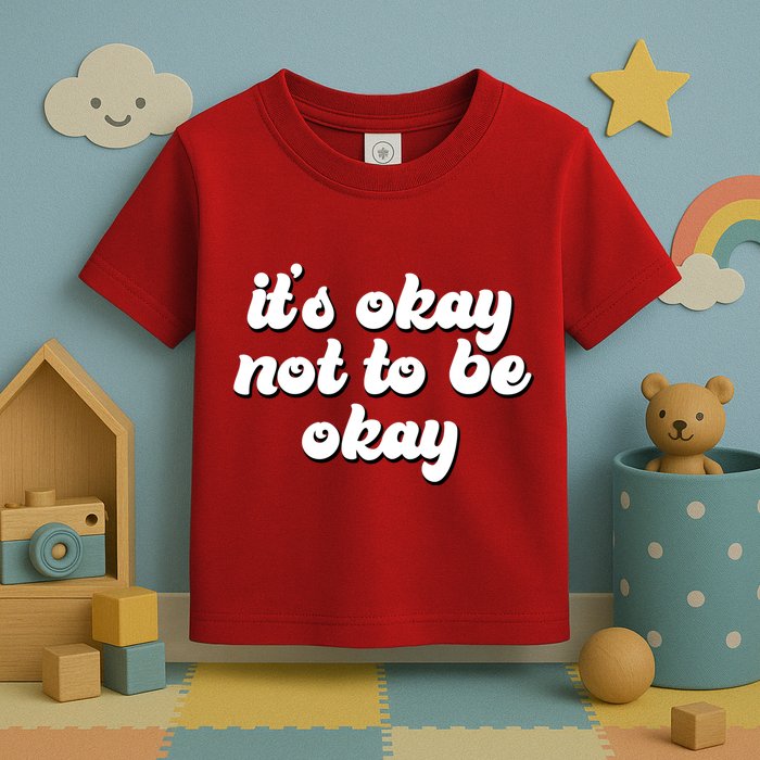 It's Okay Not To Be Okay Toddler T-Shirt