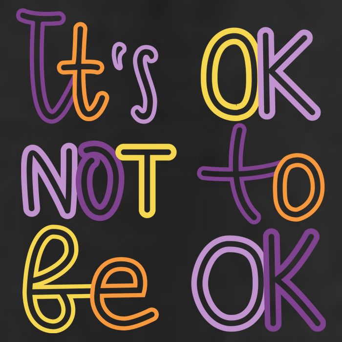 It's Ok Not To Be Ok Mental Health Quote Cool Comfort Performance Bucket Hat