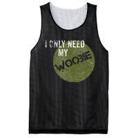 I Only Need My Woobie Military Veteran Humor Mesh Reversible Basketball Jersey Tank