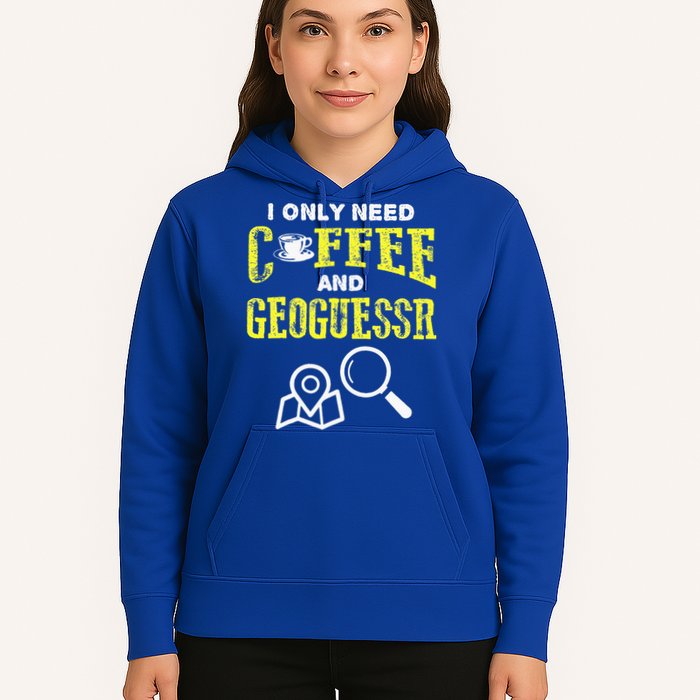 I Only Need Coffee And Geoguessr Gamer Hoodie