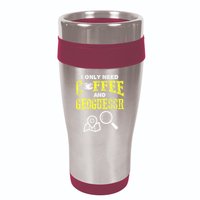 I Only Need Coffee And Geoguessr Gamer 16oz Travel Tumbler
