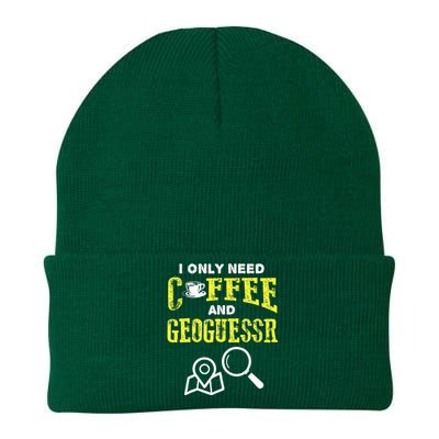 I Only Need Coffee And Geoguessr Knit Cap Winter Beanie