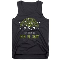 Its Ok Not To Be Ok Mental Health Awareness Green Ribbon Tank Top