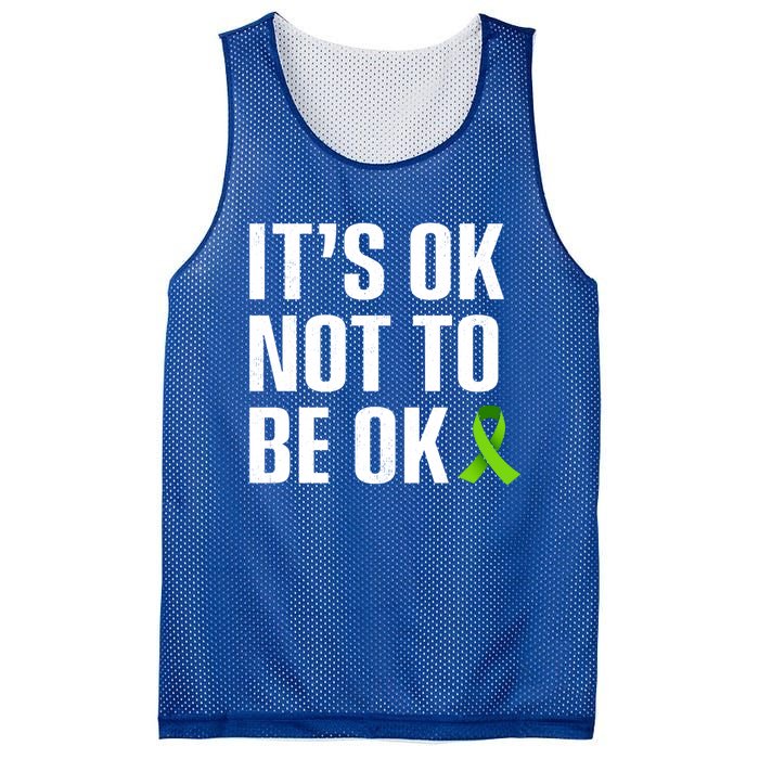 ItS Ok Not To Be Ok Gift Tal Health Awareness Gift Mesh Reversible Basketball Jersey Tank