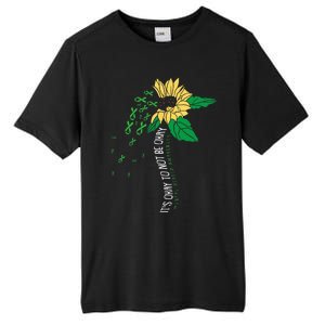 Its Ok Not To Be Ok Mental Health Awareness Sunflower Ribbon Tall Fusion ChromaSoft Performance T-Shirt