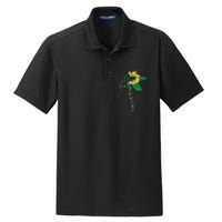 Its Ok Not To Be Ok Mental Health Awareness Sunflower Ribbon Dry Zone Grid Polo