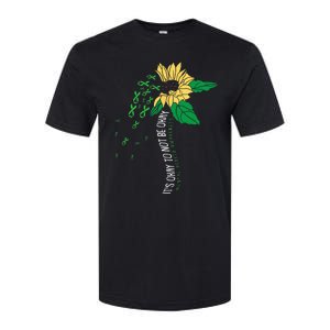 Its Ok Not To Be Ok Mental Health Awareness Sunflower Ribbon Softstyle CVC T-Shirt