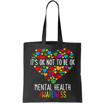 It's Ok Not To Be Ok Mental Health Awareness Green Ribbon Bag