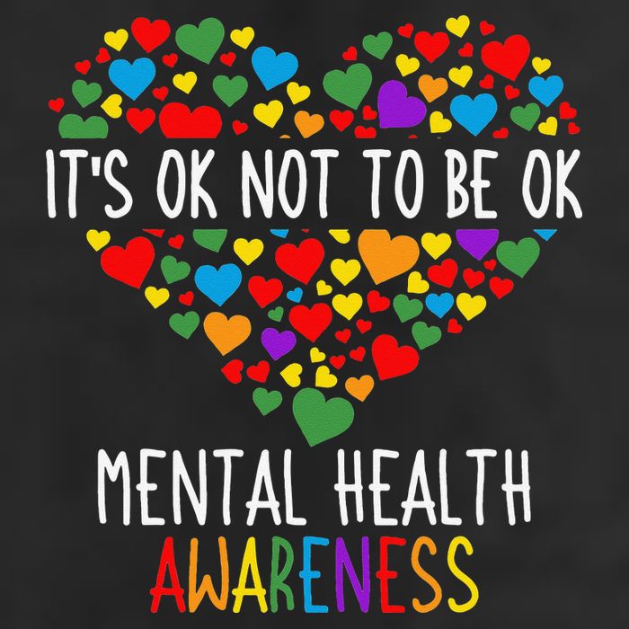 It's Ok Not To Be Ok Mental Health Awareness Green Ribbon Hat
