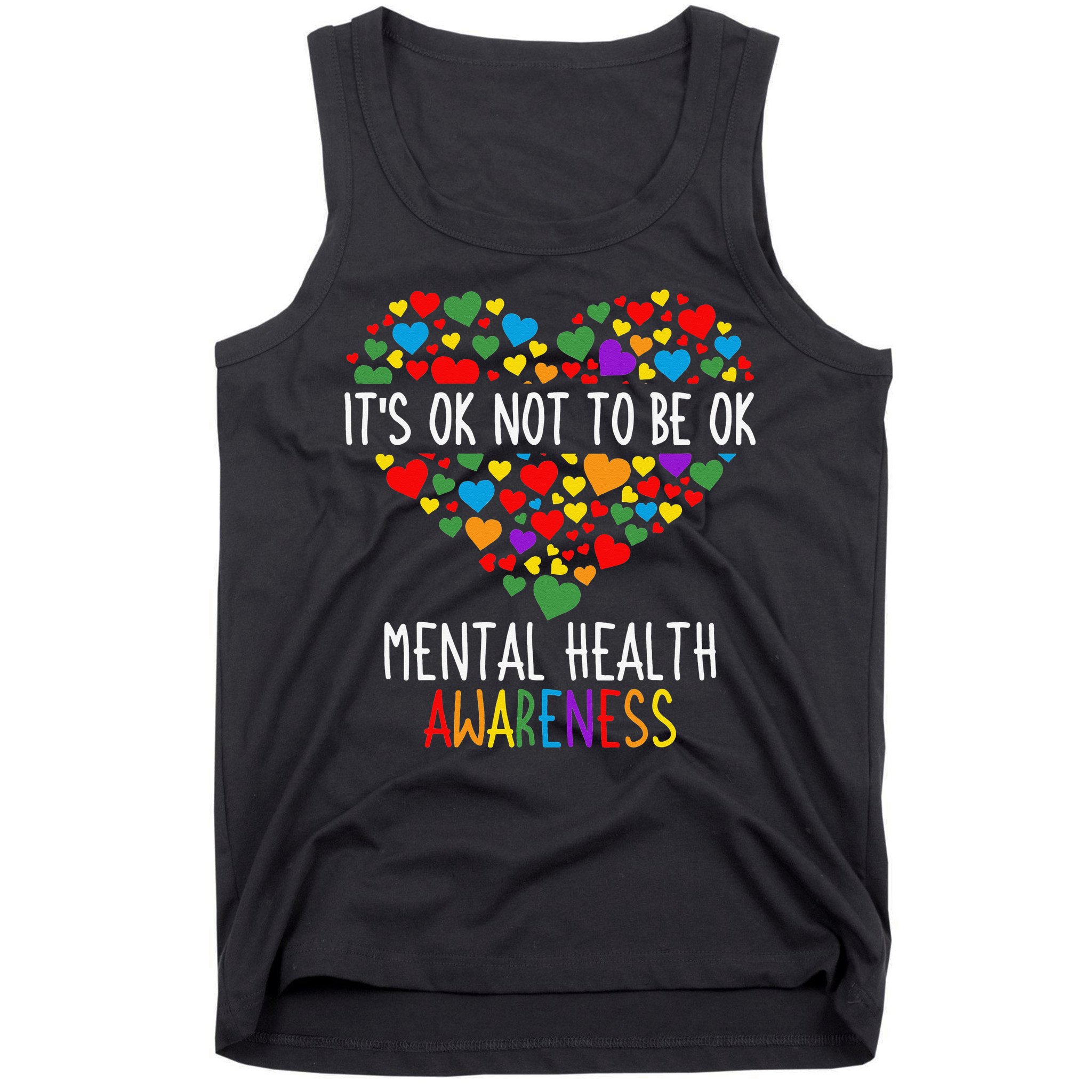 It's Ok Not To Be Ok Mental Health Awareness Green Ribbon Tank Top