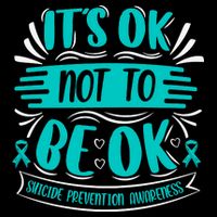 It's Ok Not To Be Ok Suicide Prevention Awareness 16 in Basic Backpack