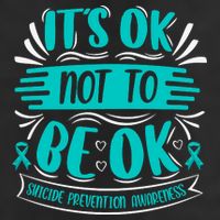 It's Ok Not To Be Ok Suicide Prevention Awareness Golf Towel