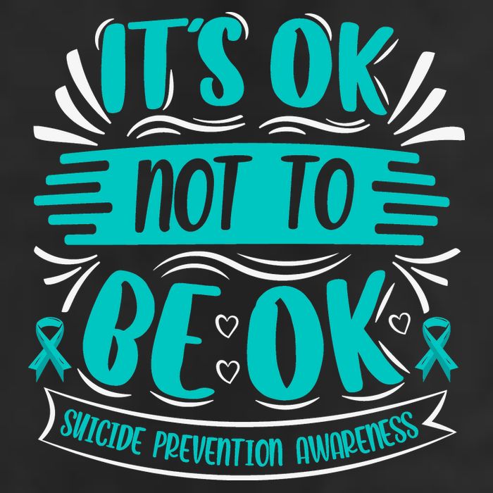 It's Ok Not To Be Ok Suicide Prevention Awareness Golf Towel