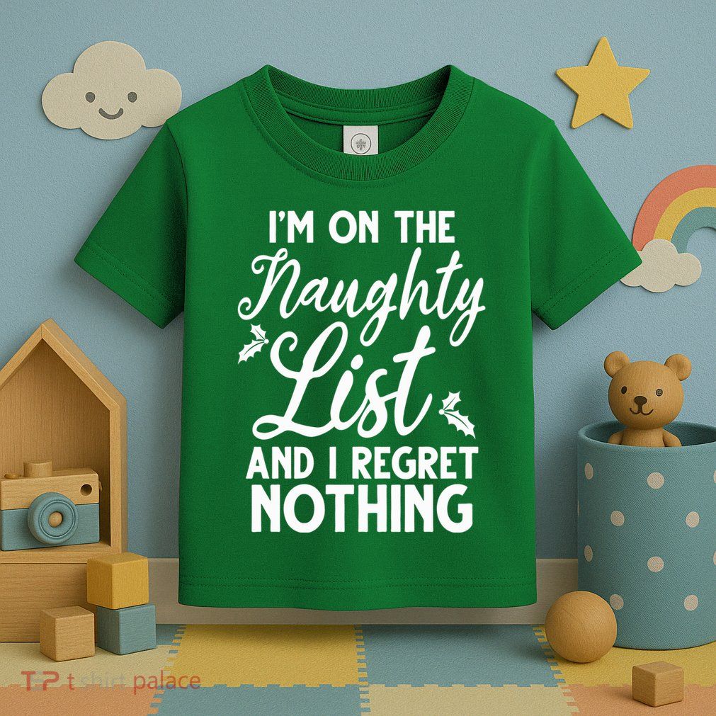 IM On Naughty List And I Regret Nothing IM On Naughty List Toddler T-Shirt
