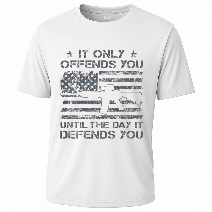 It Only Offends You Until The Day It Defends You Cooling Performance Crew T-Shirt