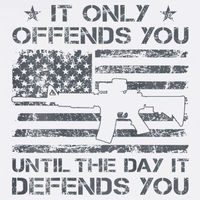 It Only Offends You Until The Day It Defends You Cooling Performance Crew T-Shirt