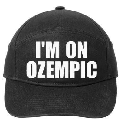 IM On Ozempic Apparel 7-Panel Snapback Hat