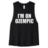 IM On Ozempic Apparel Women's Racerback Cropped Tank