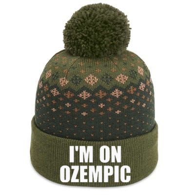 IM On Ozempic Apparel The Baniff Cuffed Pom Beanie