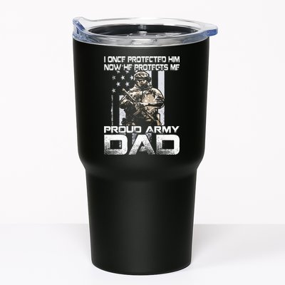 I Once Protected Him Now He Protects Me Proud Army Dad Tumbler