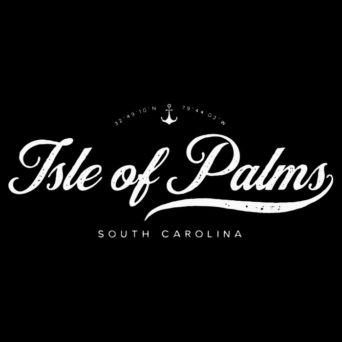 Isle Of Palms South Carolina Vintage Retro Button