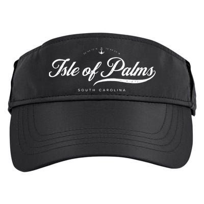 Isle Of Palms South Carolina Vintage Retro Adult Drive Performance Visor