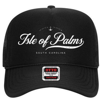 Isle Of Palms South Carolina Vintage Retro Trucker Hat
