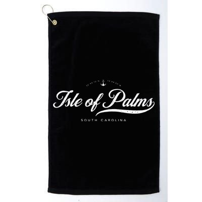 Isle Of Palms South Carolina Vintage Retro Golf Towel