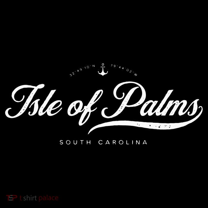 Isle Of Palms South Carolina Vintage Retro Womens T-Shirt