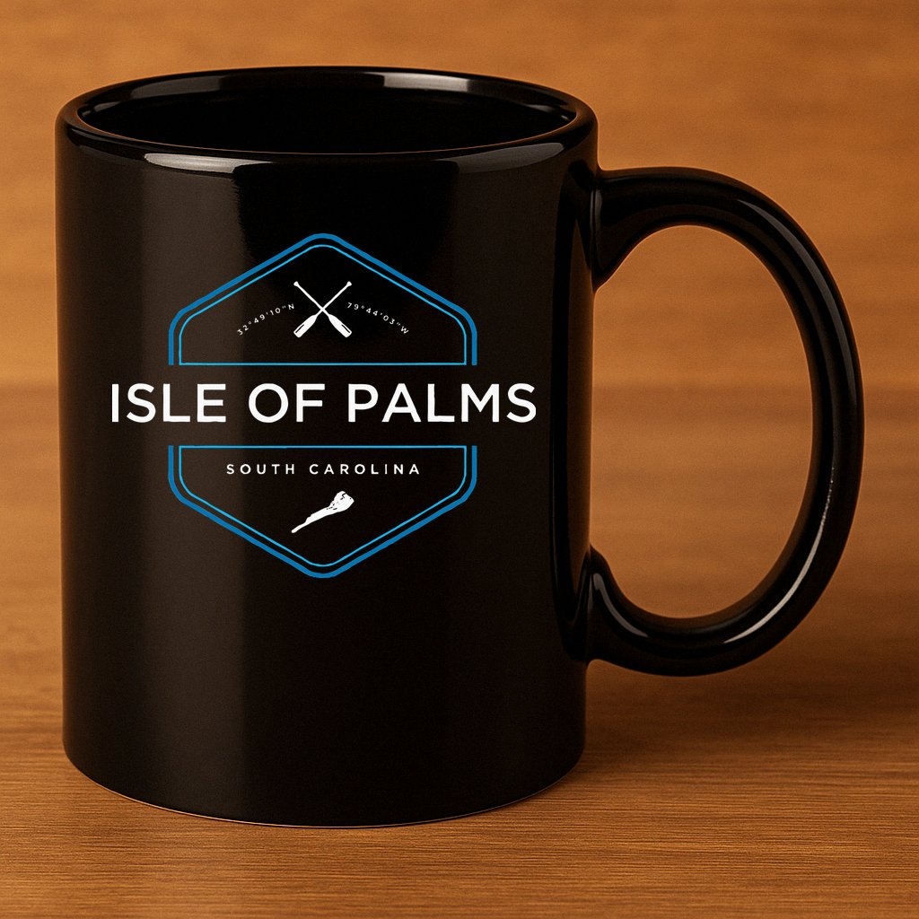 Isle Of Palms South Carolina Beach 11oz C Handle Ceramic Mug
